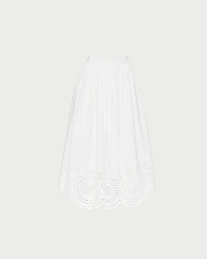 Women Loeffler Randall Tinsley Broderie Skirt