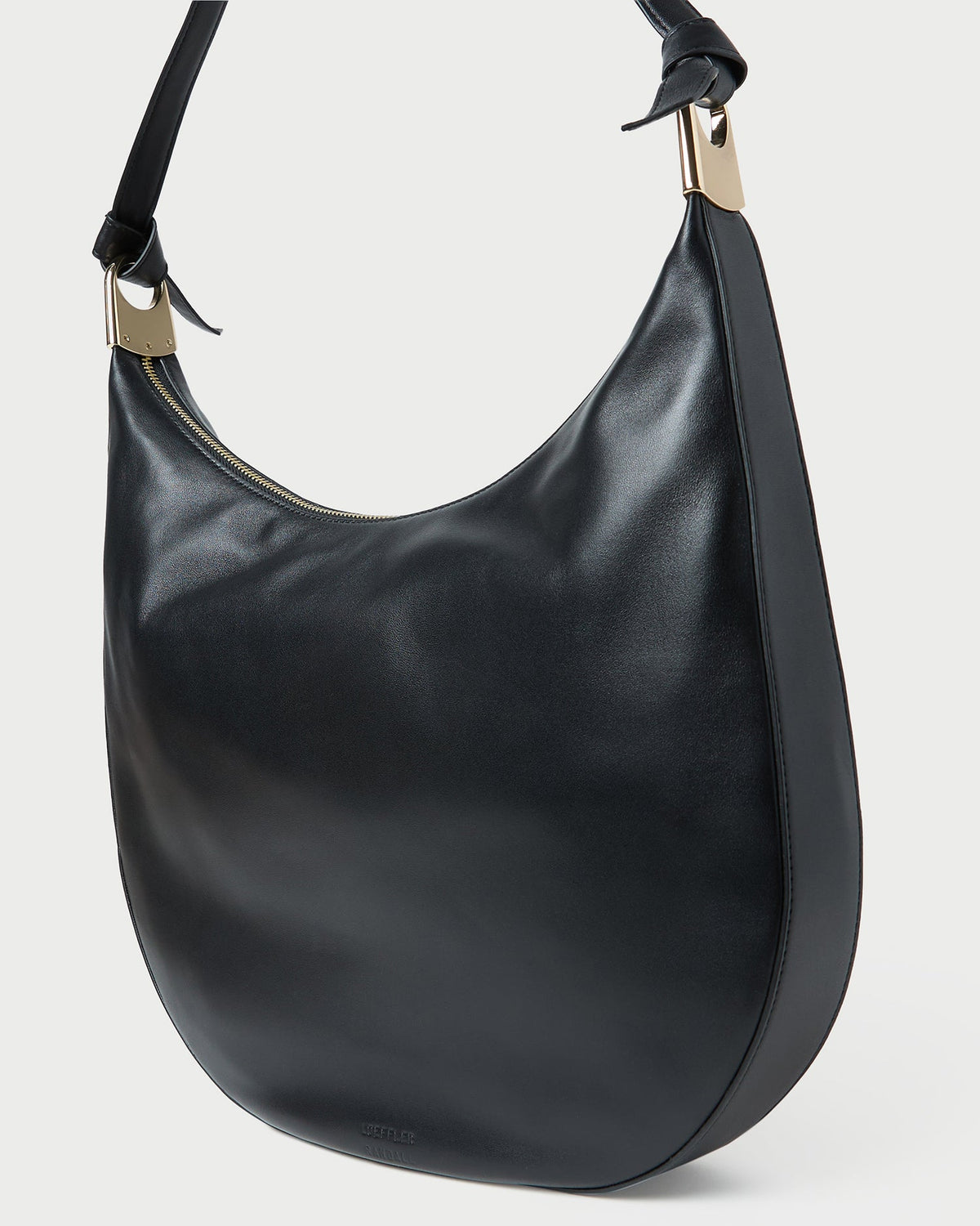 Women Loeffler Randall Morgan Black Leather Shoulder Bag