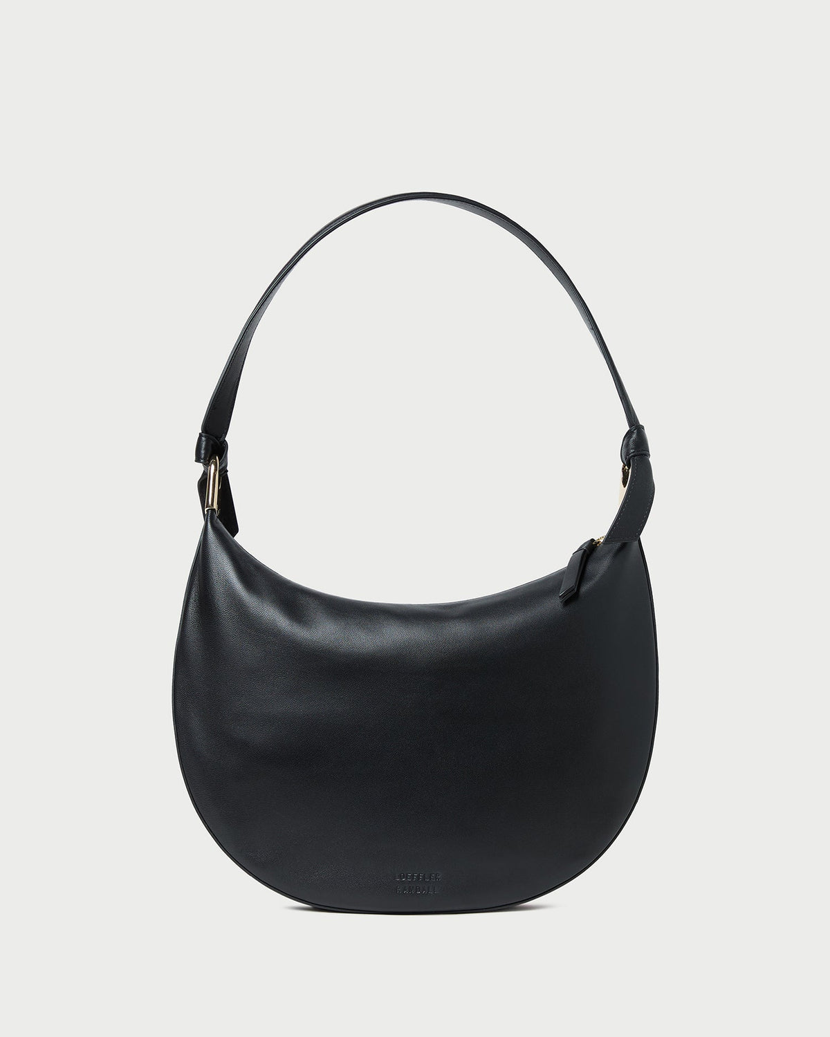 Women Loeffler Randall Harlow Black Leather Shoulder Bag