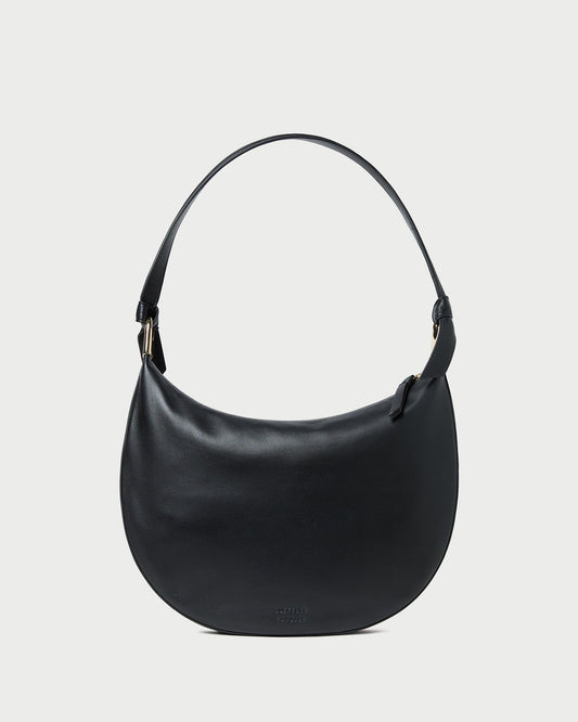 Women Loeffler Randall Harlow Black Leather Shoulder Bag