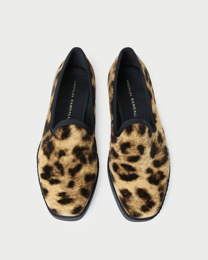 Women Loeffler Randall Mattie Leopard Velvet Slip-On Sneaker