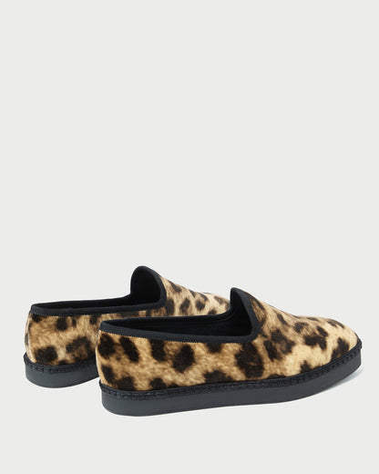 Women Loeffler Randall Mattie Leopard Velvet Slip-On Sneaker