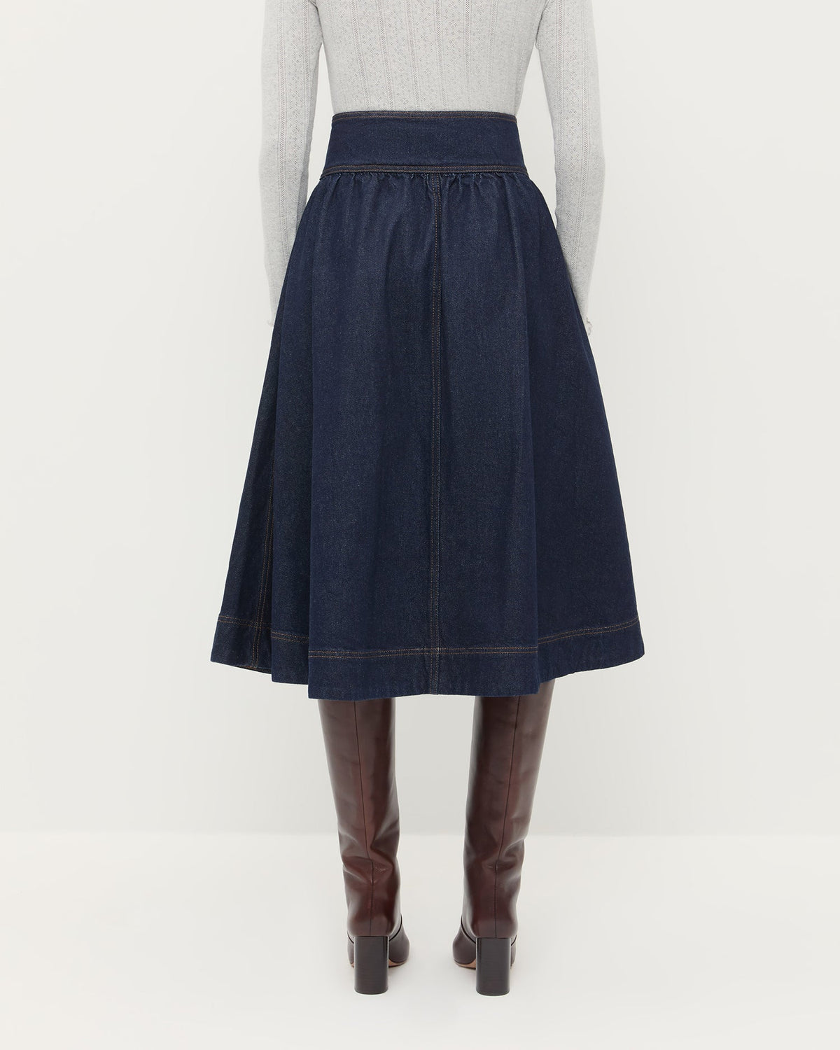 Women Loeffler Randall Ruthie Denim Skirt