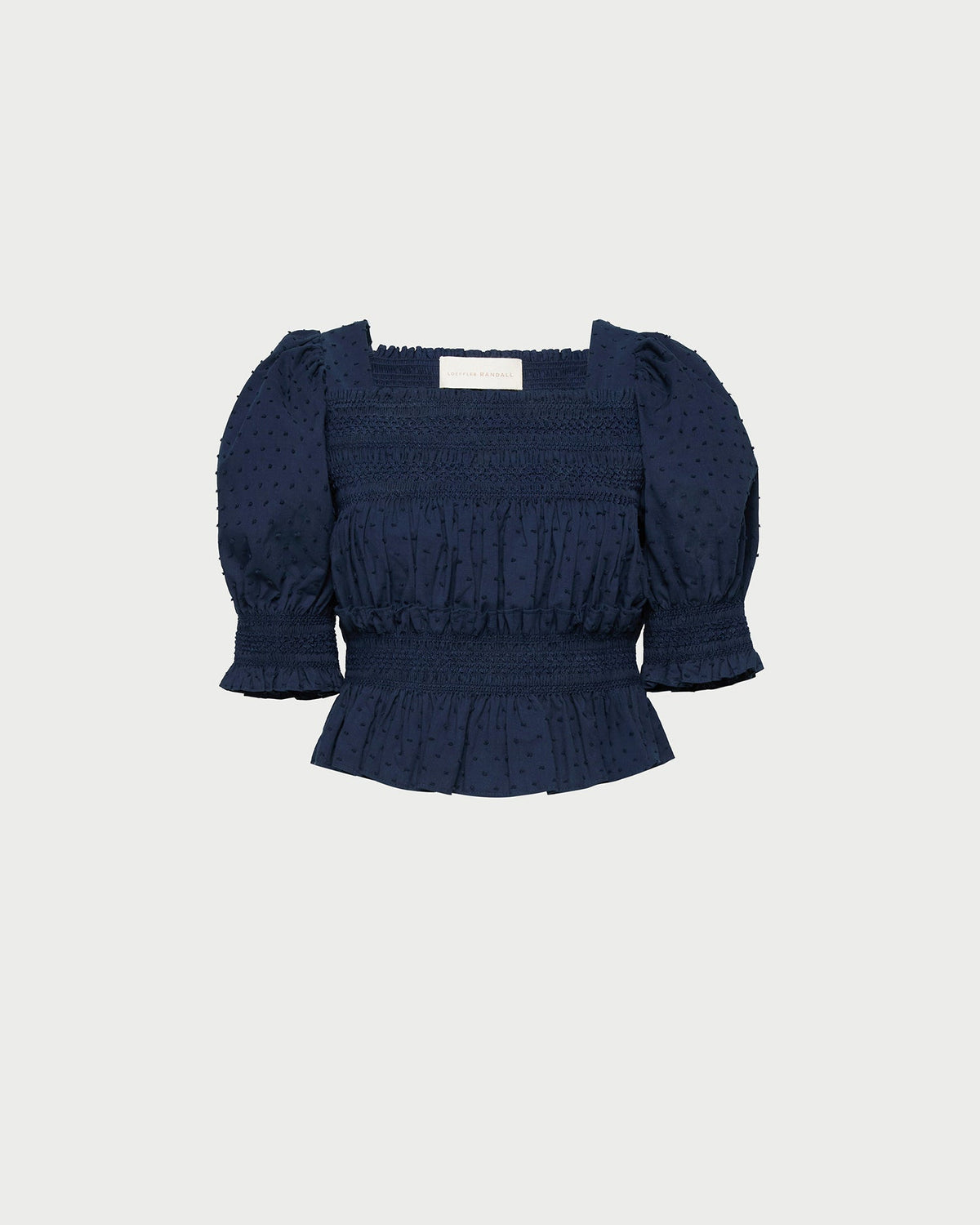 Women Loeffler Randall Nicola Smocked Blouse