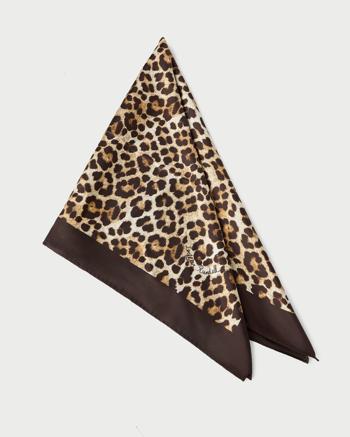 Women Loeffler Randall Beverly Leopard Silk Scarf