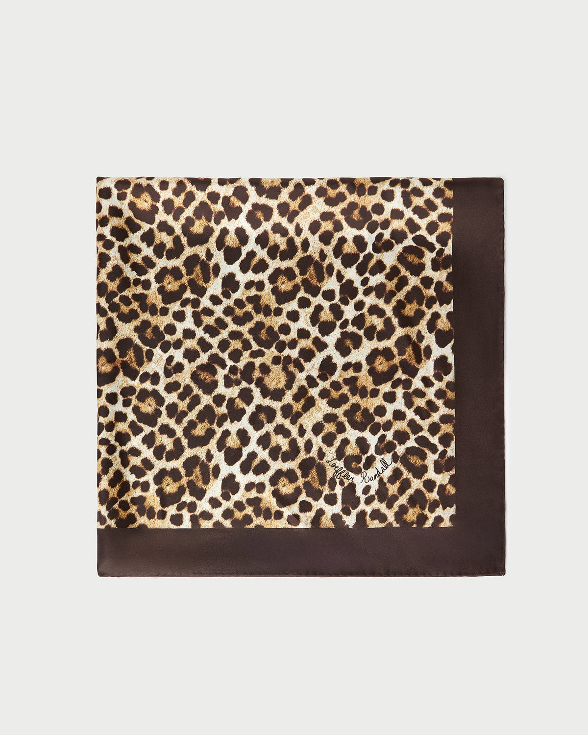 Women Loeffler Randall Beverly Leopard Silk Scarf