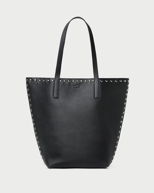 Women Loeffler Randall Walker Black/Silver Leather Tote