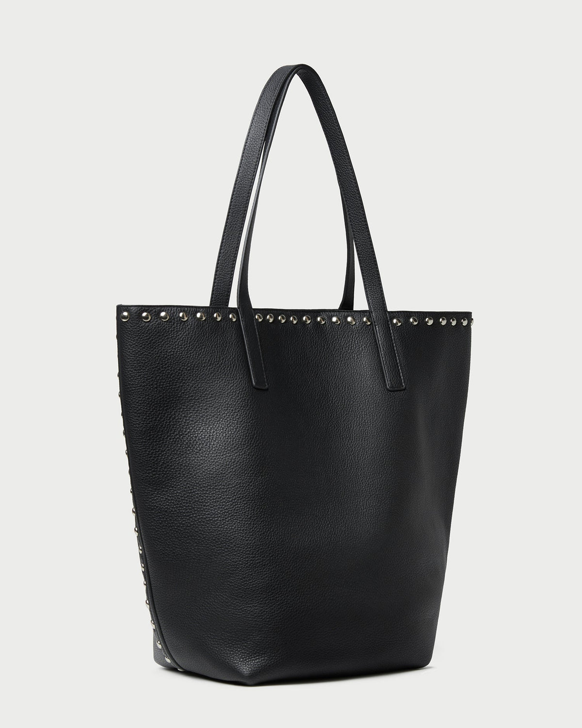 Women Loeffler Randall Walker Black/Silver Leather Tote