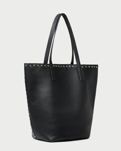 Women Loeffler Randall Walker Black/Silver Leather Tote