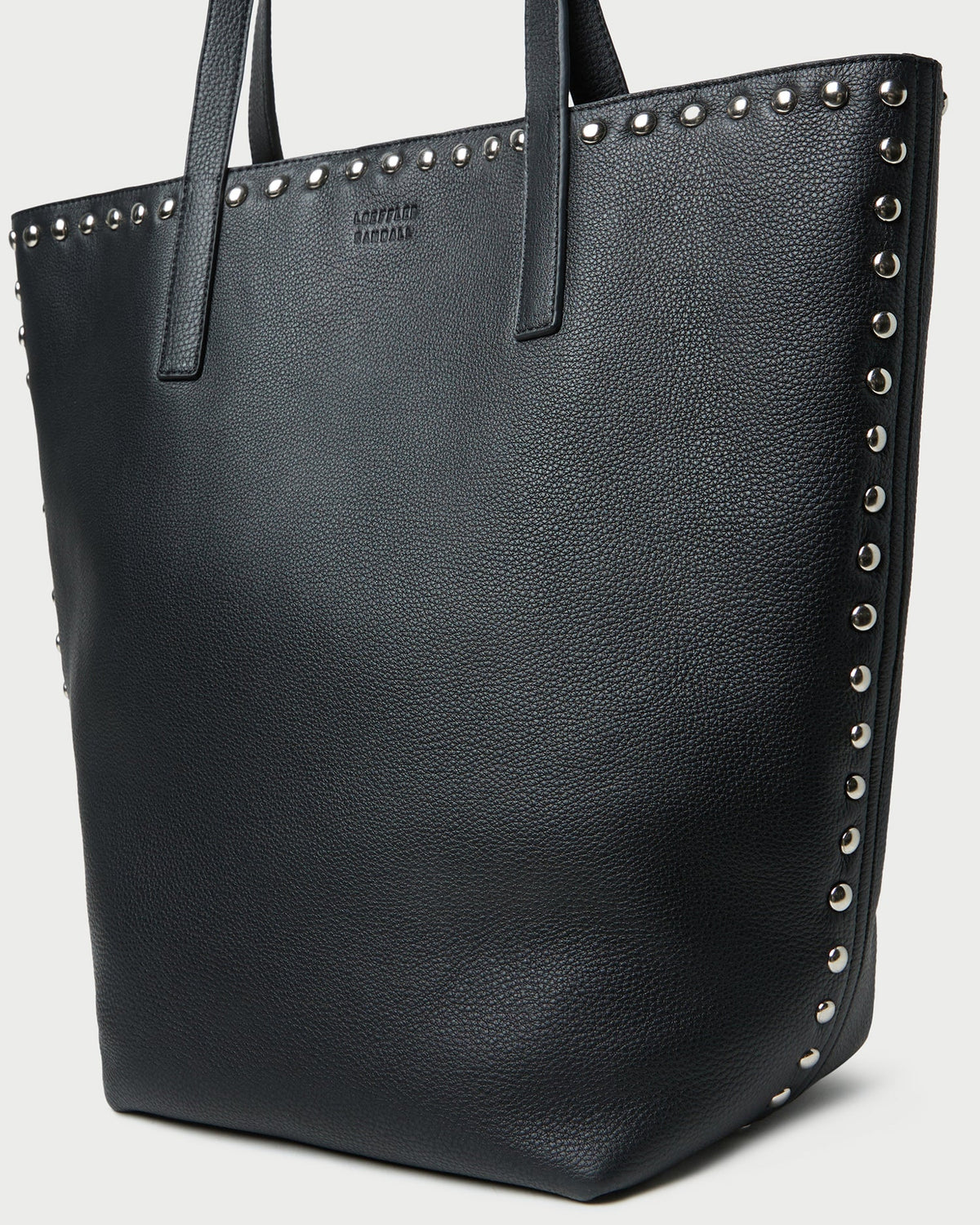 Women Loeffler Randall Walker Black/Silver Leather Tote