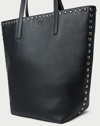 Women Loeffler Randall Walker Black/Silver Leather Tote