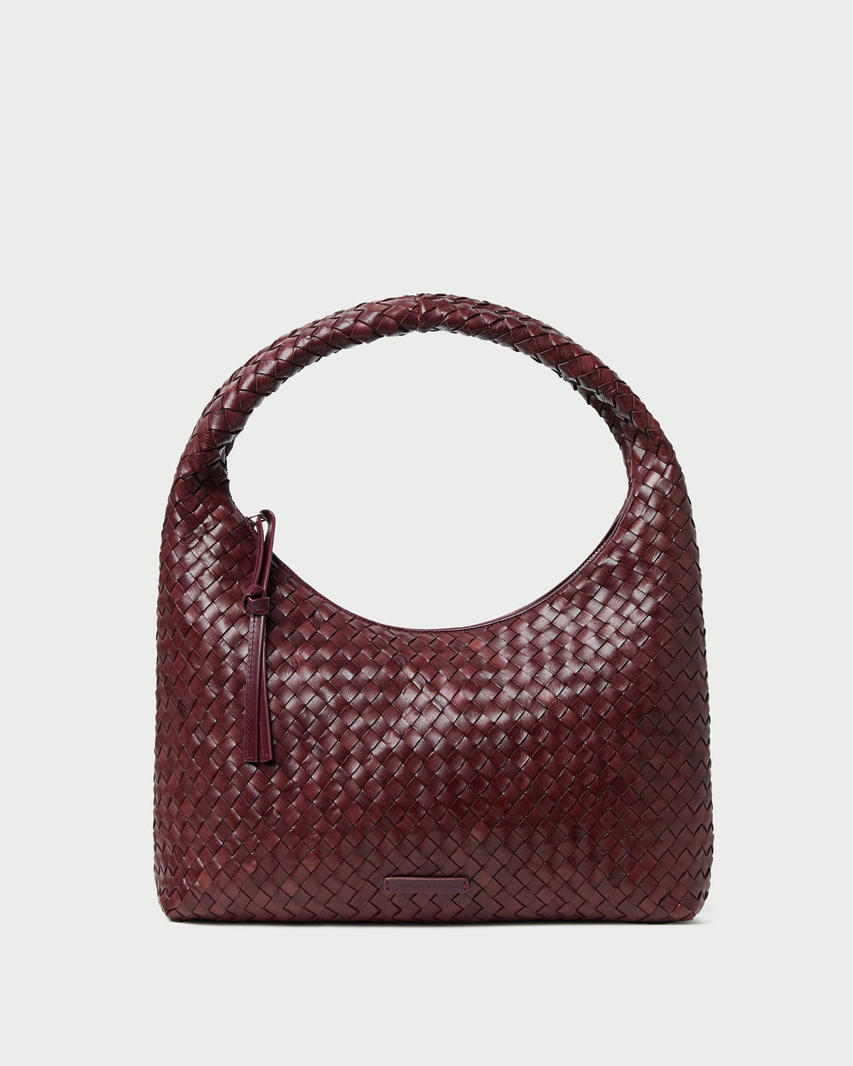 Women Loeffler Randall Willow Maroon Woven Hobo Bag
