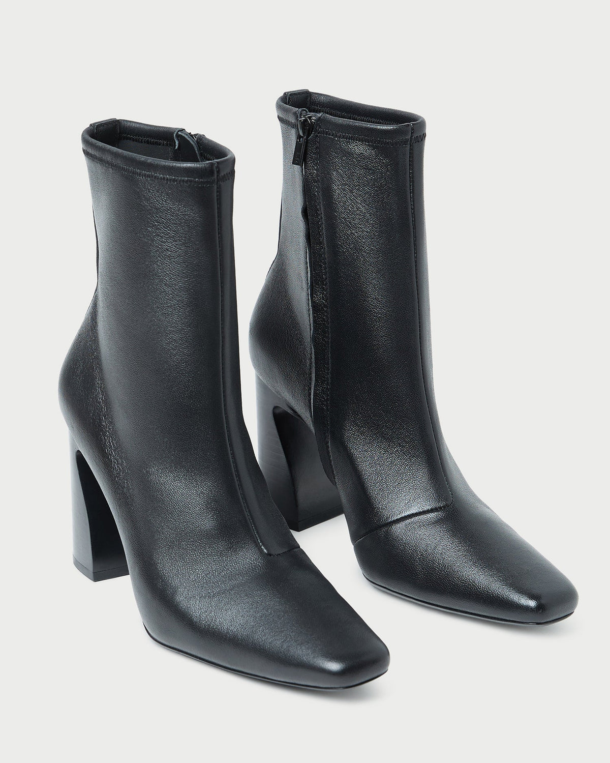 Women Loeffler Randall Chloe Black Leather Ankle Boot