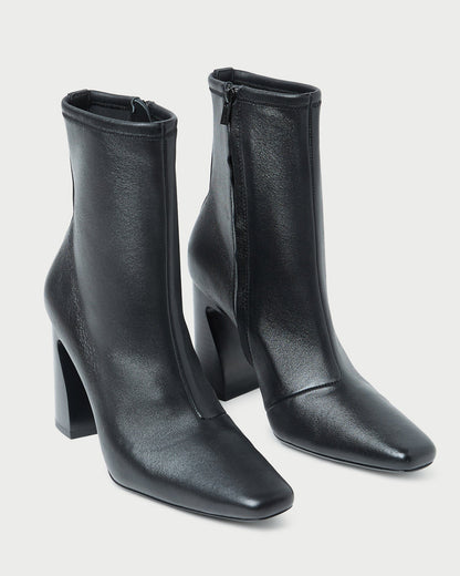 Women Loeffler Randall Chloe Black Leather Ankle Boot