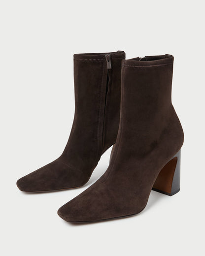 Women Loeffler Randall Chloe Brown Suede Ankle Boot