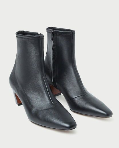 Women Loeffler Randall Doria Black Leather Ankle Boot