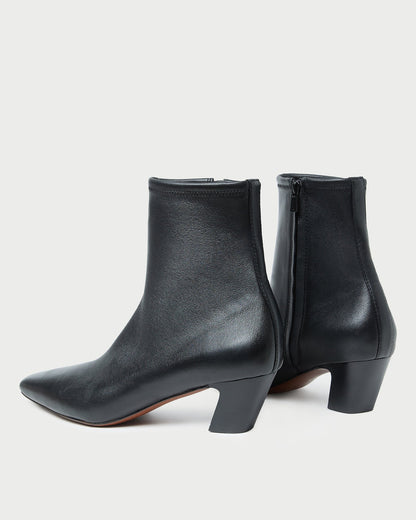 Women Loeffler Randall Doria Black Leather Ankle Boot