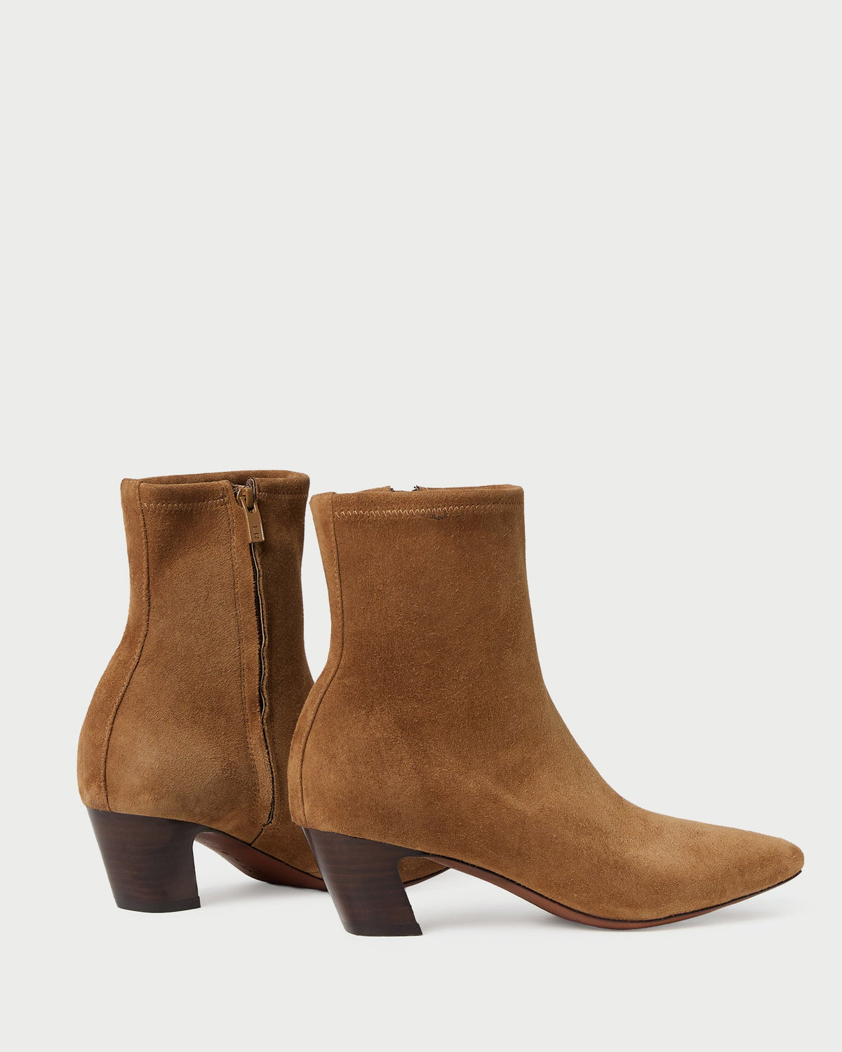 Women Loeffler Randall Doria Cacao Suede Ankle Boot