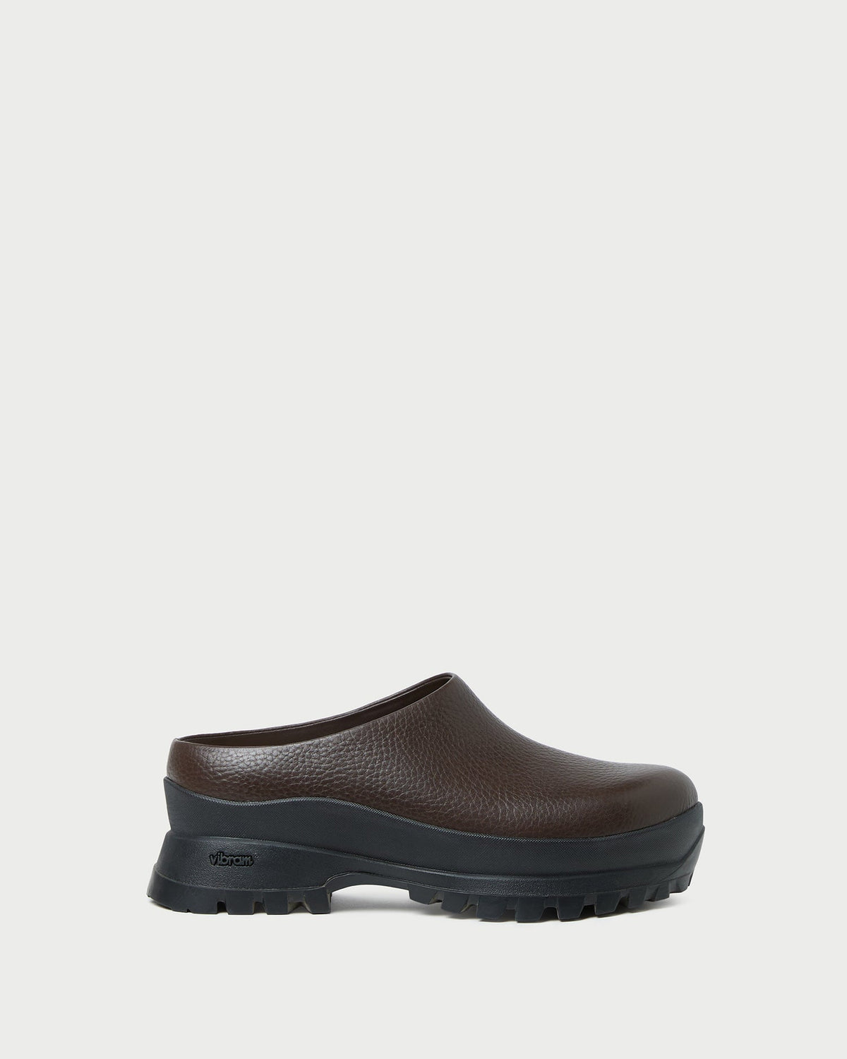 Women Loeffler Randall Gemma Brown Leather Lug Mule