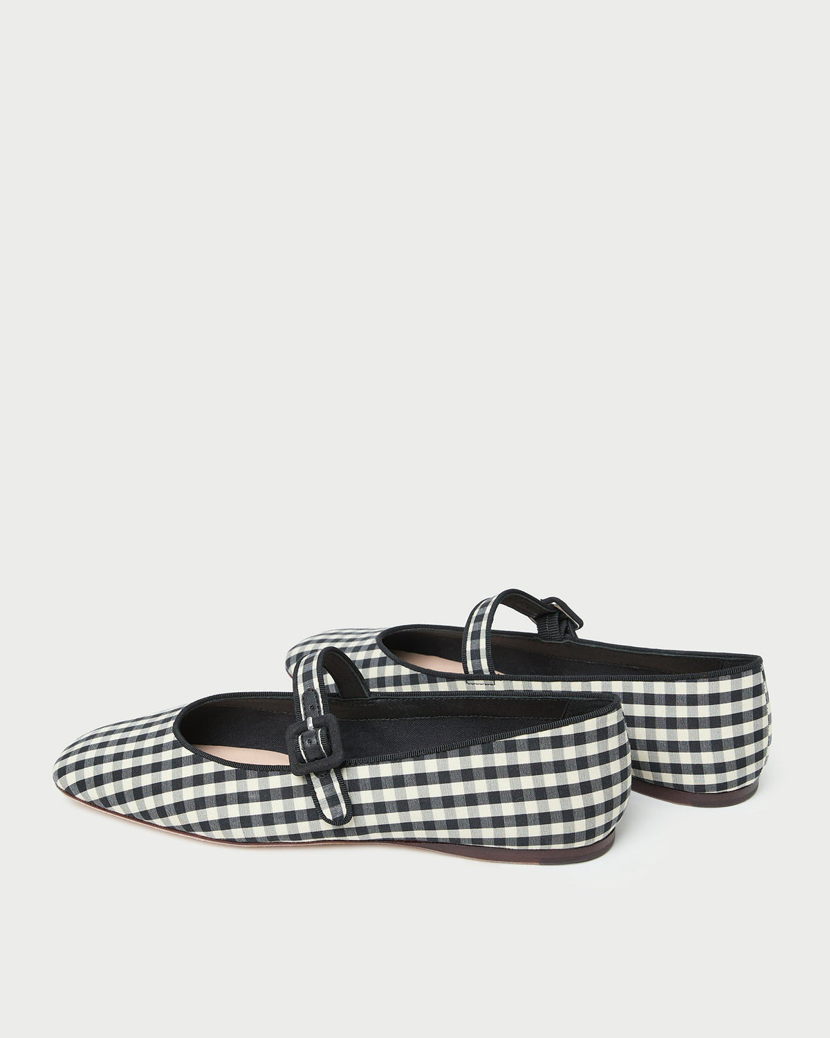 Women Loeffler Randall Ginger Black/White Gingham Mary Jane