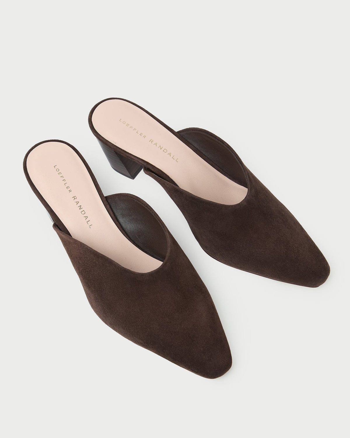 Women Loeffler Randall Perry Brown Suede Mule