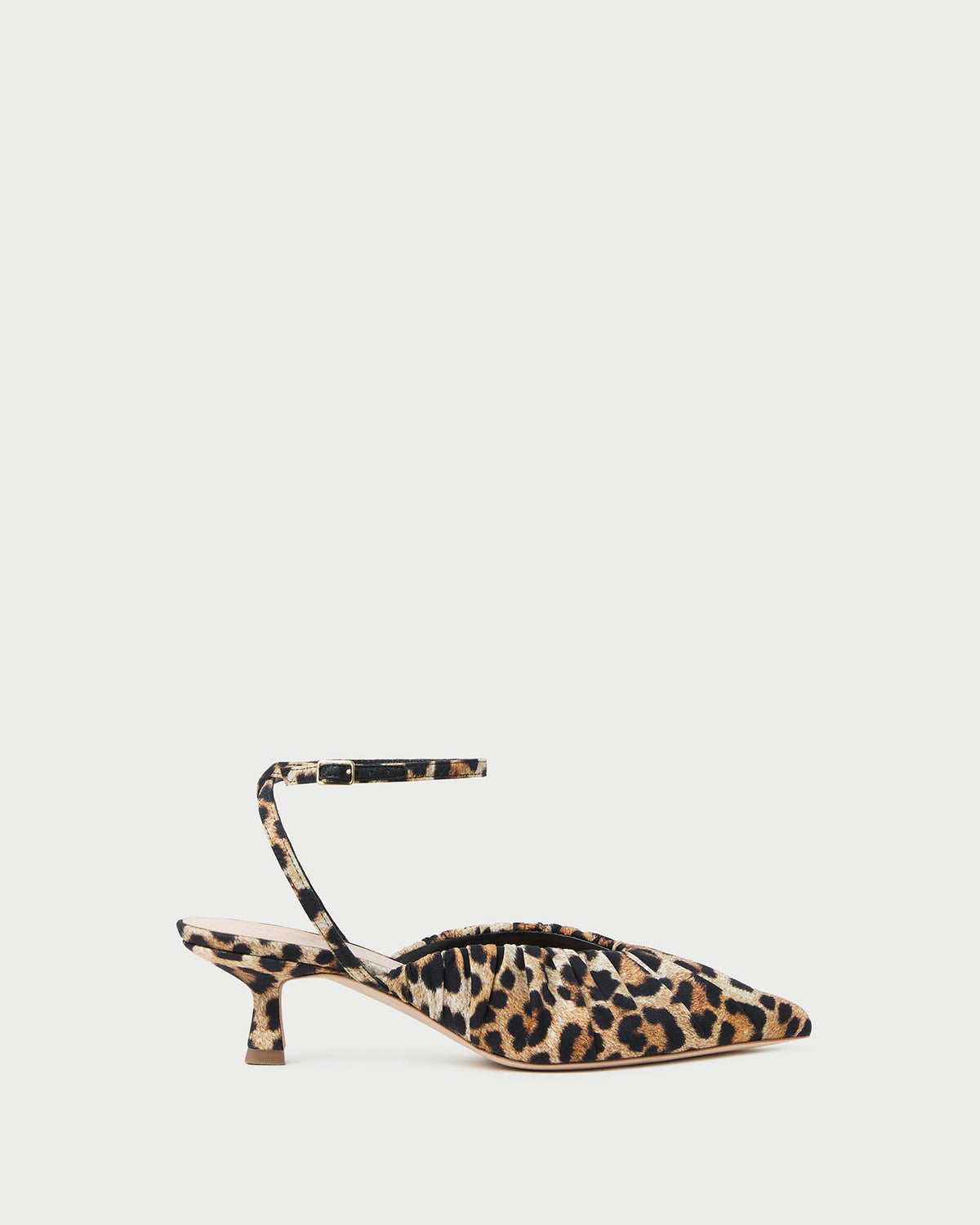 Women Loeffler Randall Rio Leopard Jersey Kitten Heel