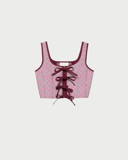 Women Loeffler Randall Callista Tie-Front Vest