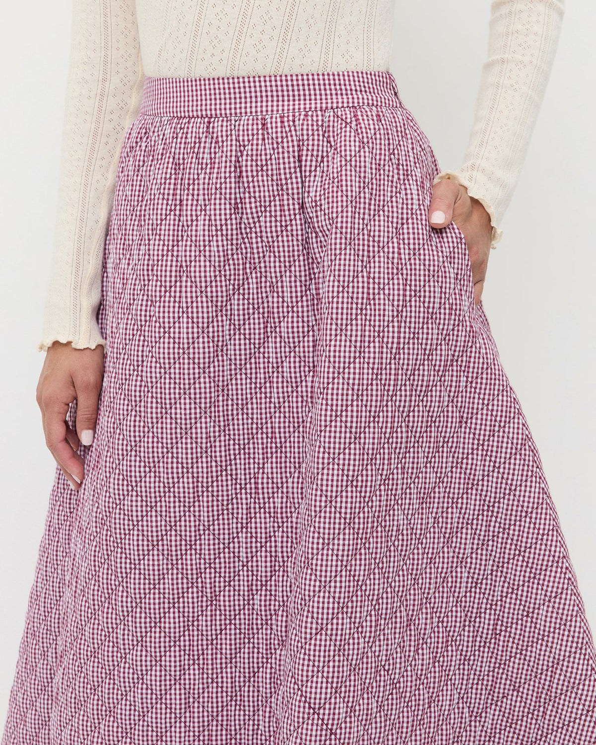 Women Loeffler Randall Clara Quilted Skirt