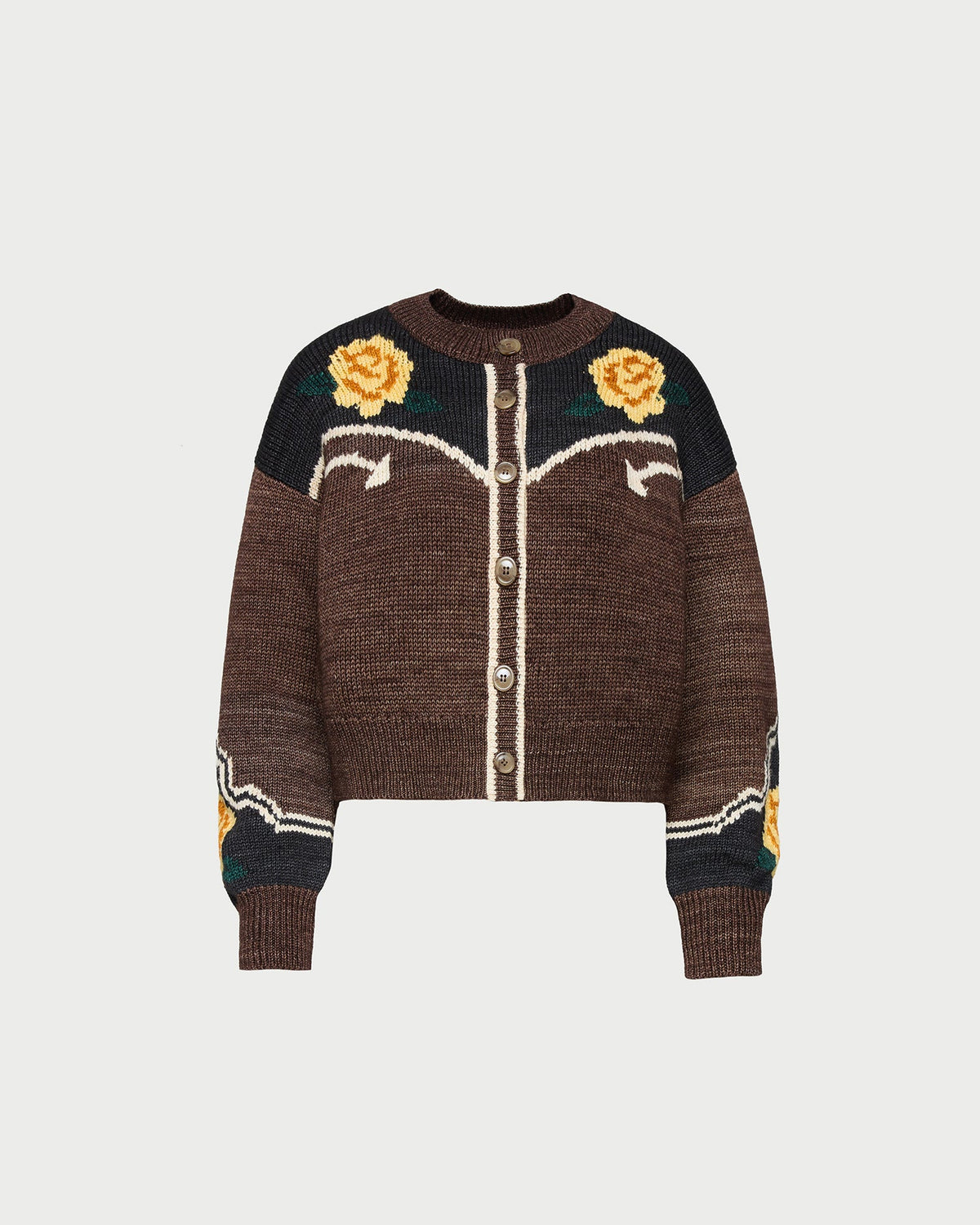 Women Loeffler Randall Linda Intarsia Cardigan