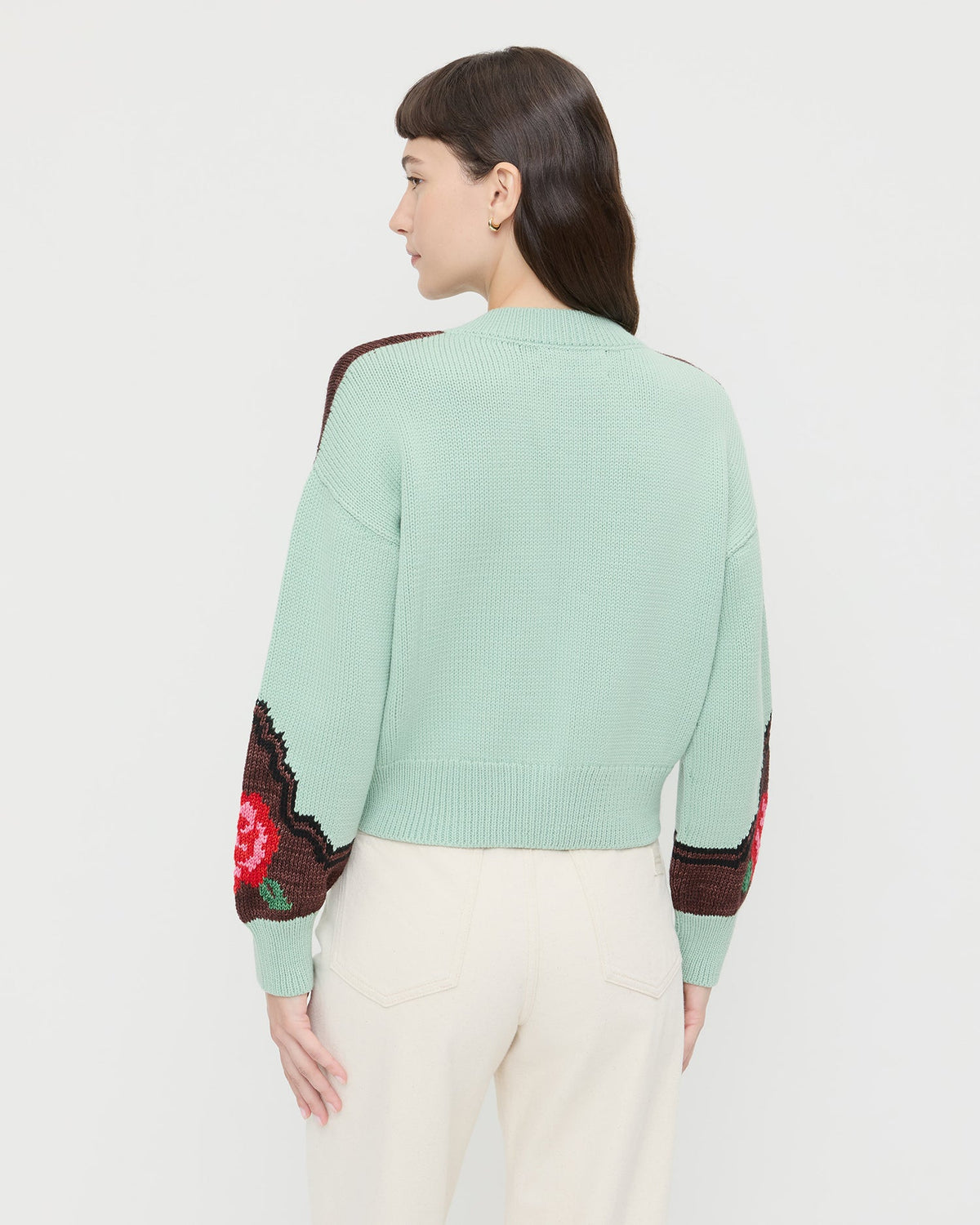 Women Loeffler Randall Linda Intarsia Cardigan