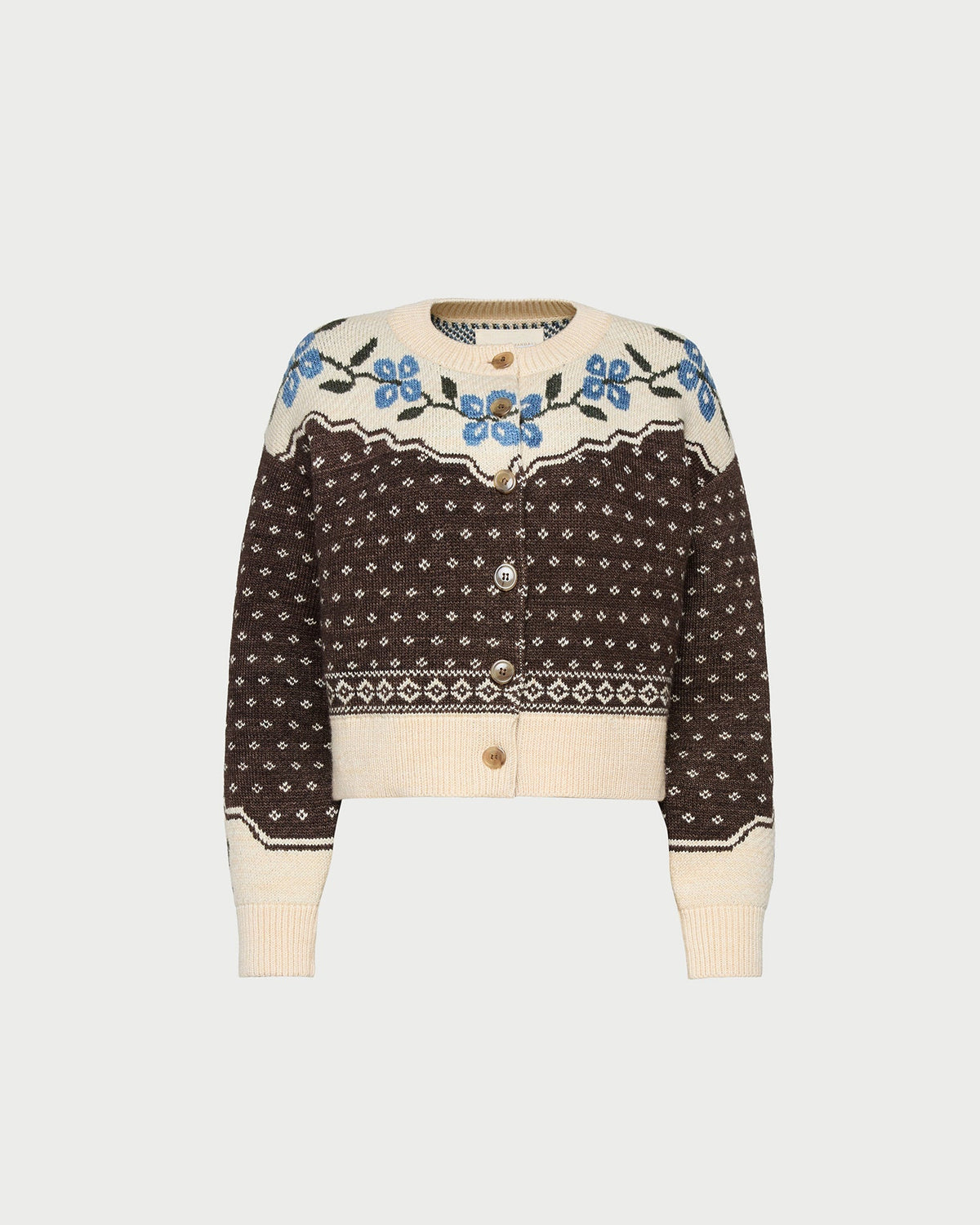 Women Loeffler Randall Idris Intarsia Cardigan