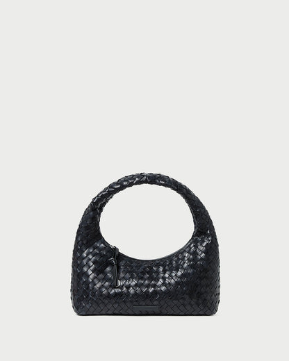 Women Loeffler Randall Mercer Black Woven Shoulder Bag