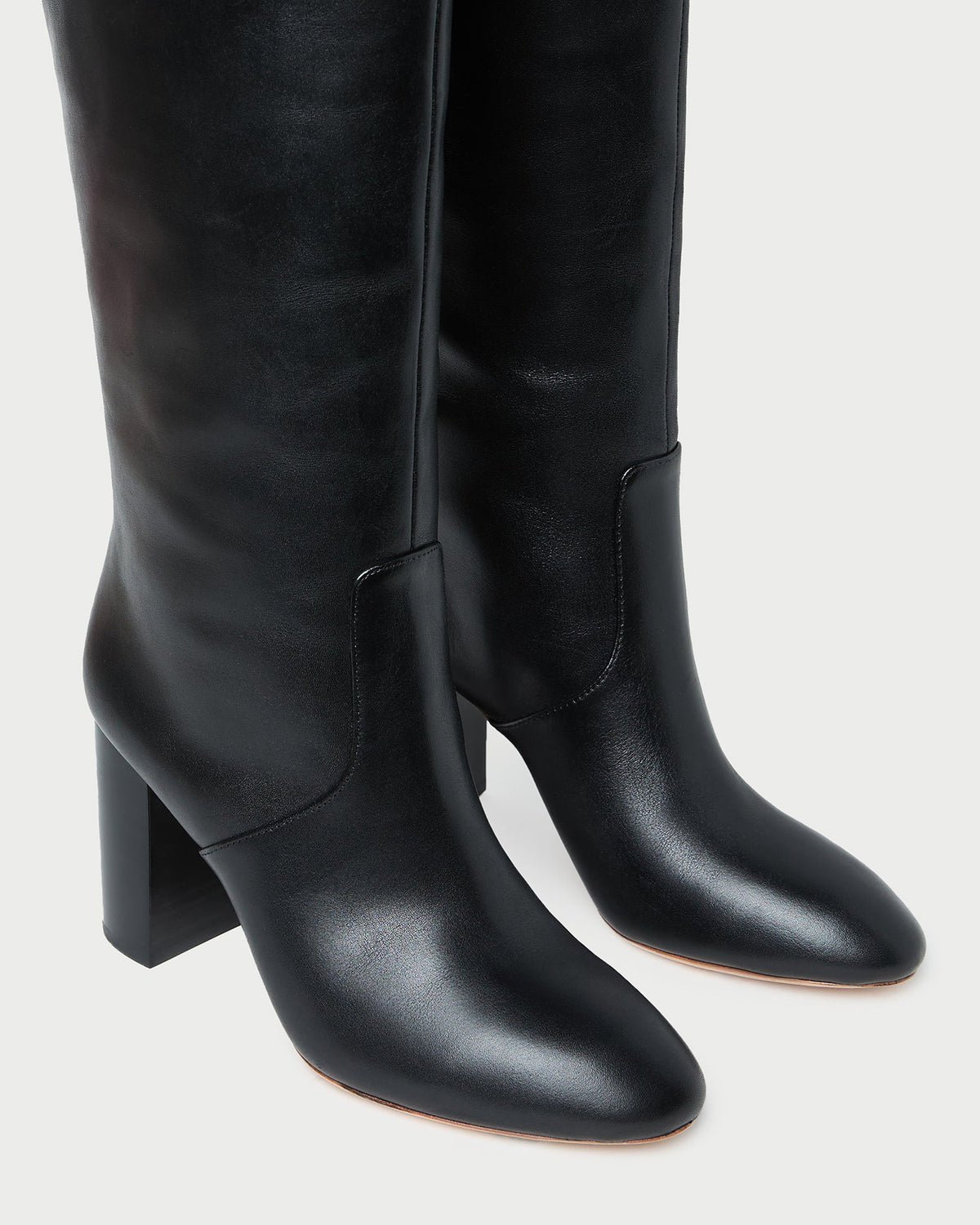 Women Loeffler Randall Goldy Black Wide-Calf Boot