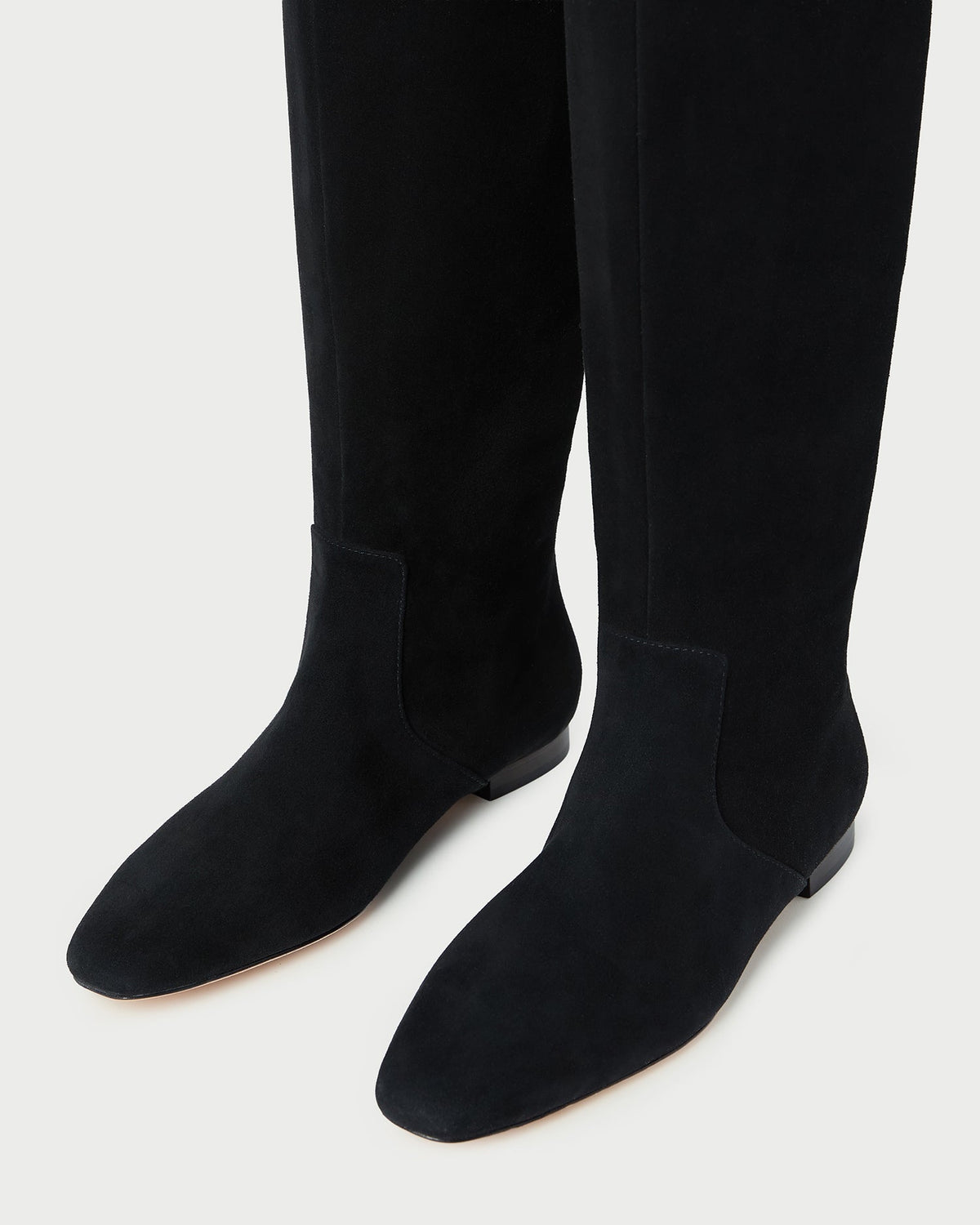 Women Loeffler Randall Lillian Black Suede Tall Boot