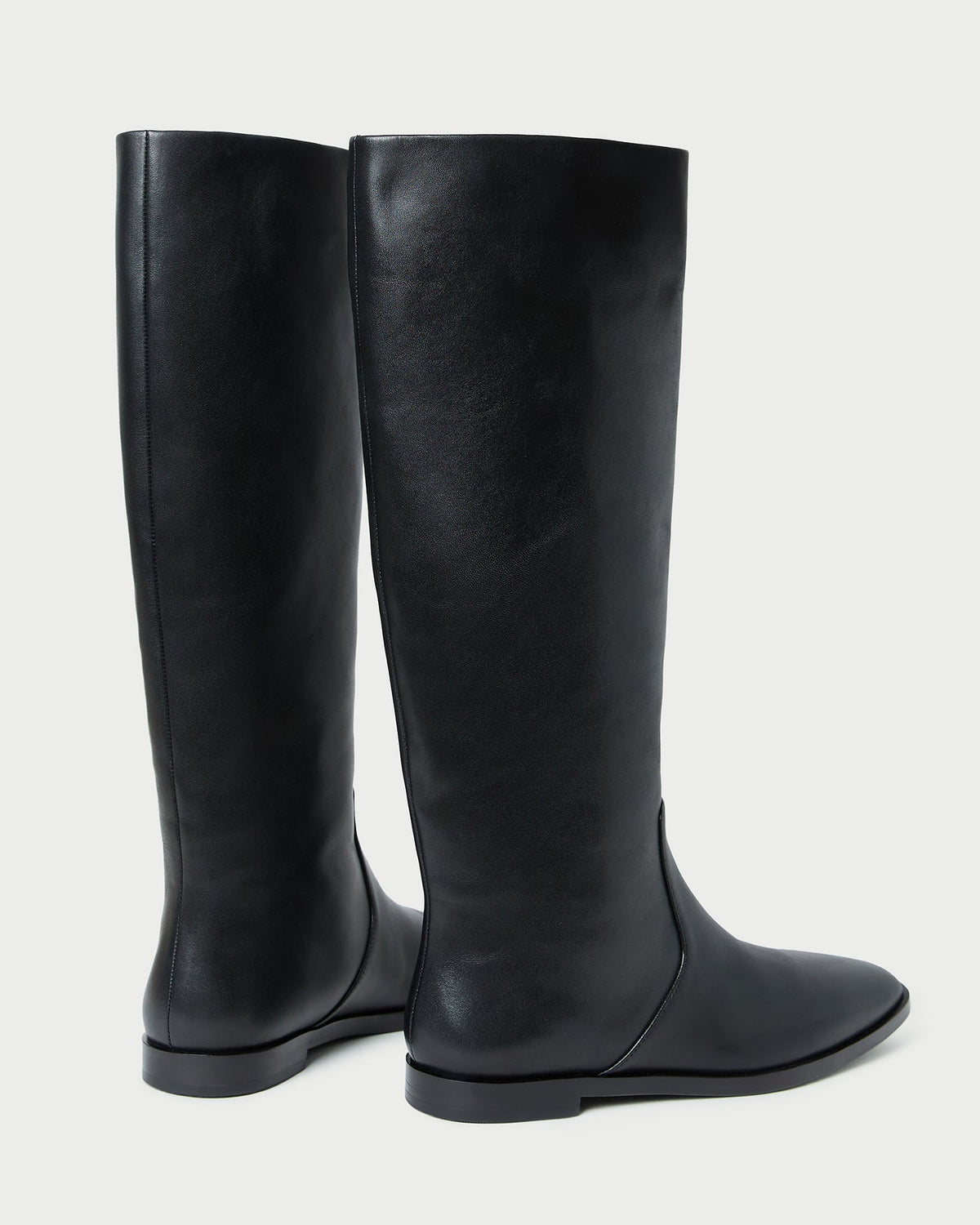 Women Loeffler Randall Tilly Black Leather Tall Boot