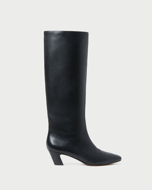 Women Loeffler Randall Marley Black Leather Tall Boot