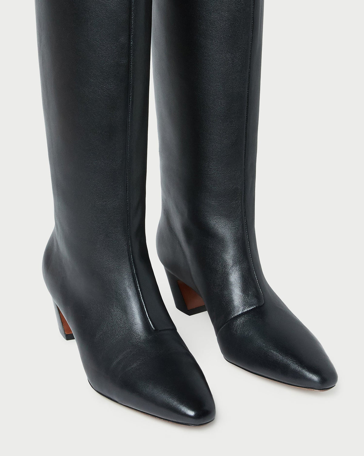 Women Loeffler Randall Marley Black Leather Tall Boot