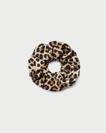 Women Loeffler Randall Astrid Leopard Jersey Scrunchie