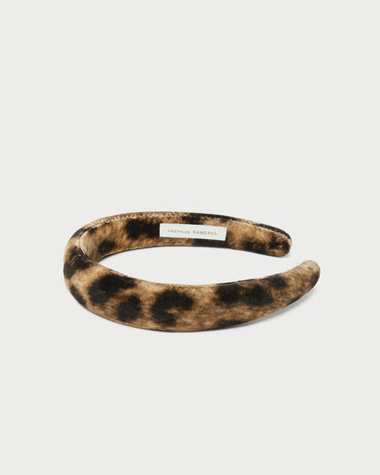 Women Loeffler Randall Marina Leopard Puffy Headband