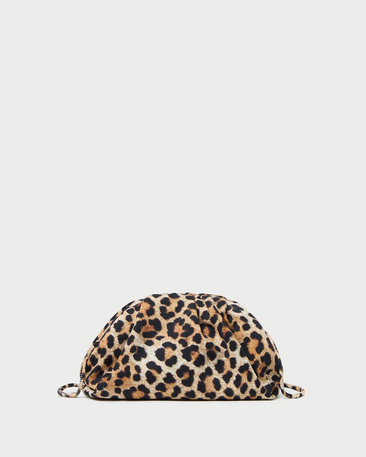 Women Loeffler Randall Bailey Leopard Jersey Dome Clutch