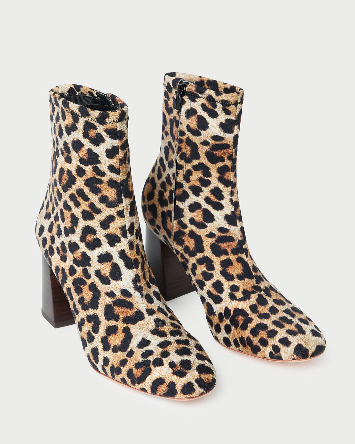 Women Loeffler Randall Elise Leopard Jersey Ankle Boot