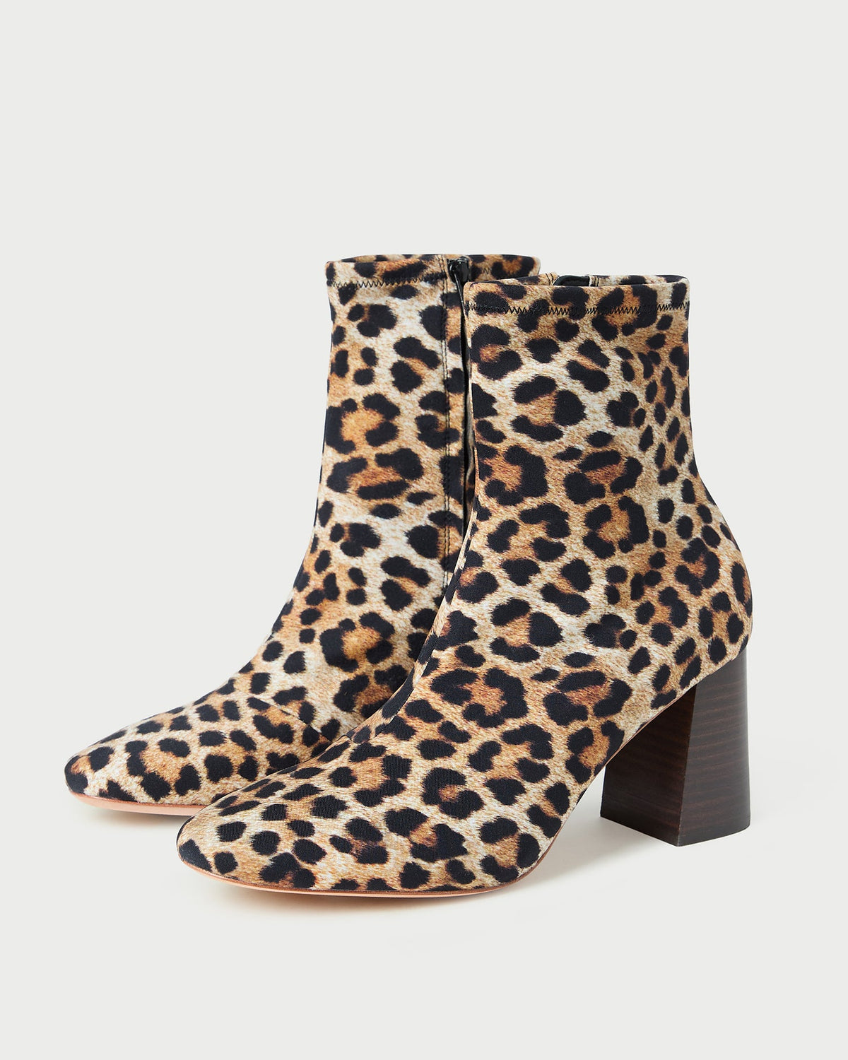 Women Loeffler Randall Elise Leopard Jersey Ankle Boot