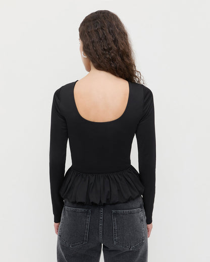 Women Loeffler Randall Posie Peplum Top